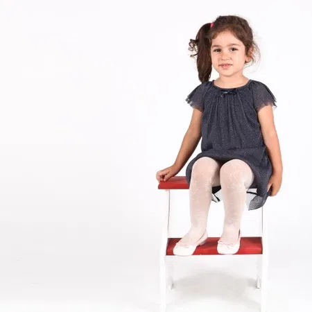 Pamuklu Kaydırmaz Taban Çocuk Külotlu Çorap Daymod 2121016