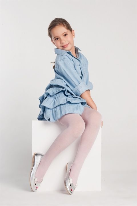 Pamuklu Yüksek Bel Çocuk Külotlu Çorap Daymod 2112002