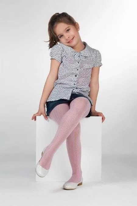 Yüksek Pamuk Oranı Kaydırmaz Çocuk Külotlu Çorap Daymod 2122007 - Kemik