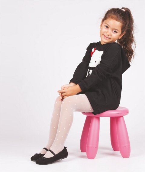 Pamuklu Kaydırmaz Taban Çocuk Külotlu Çorap Daymod 2121023