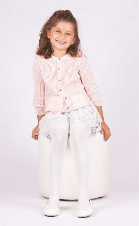 Yüksek Pamuk Oranı Kaydırmaz Çocuk Külotlu Çorap Daymod 2125092