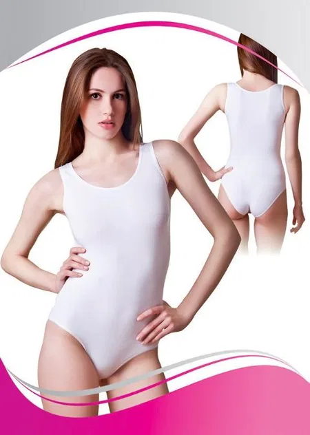 Kalın Askılı Çıtçıtlı Body Pamuklu Dono 2320 - Beyaz