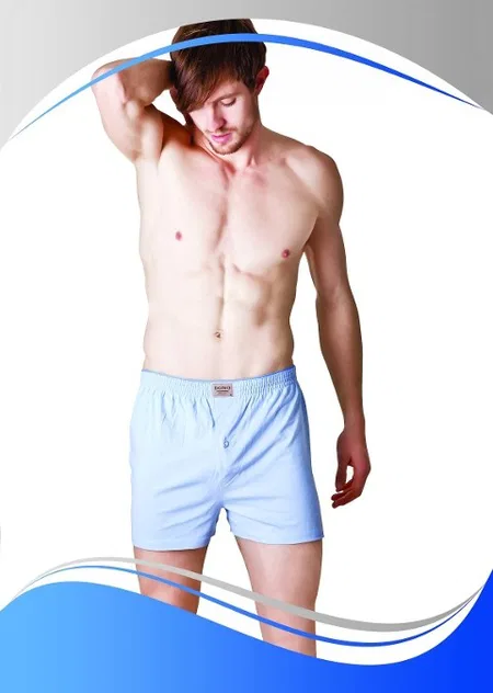 Dono Pamuklu Düz Dikişli Klasik Boxer Dono 1110 - Görsel 2