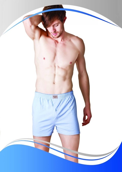 Pamuklu Düz Dikişli Klasik Boxer Dono 1110 - 2