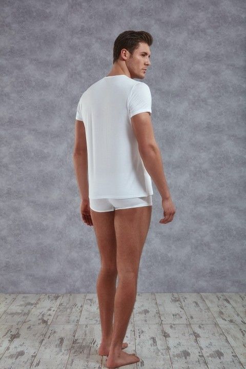 Micromodal Ribana Erkek Atlet Doreanse 2565 - Beyaz