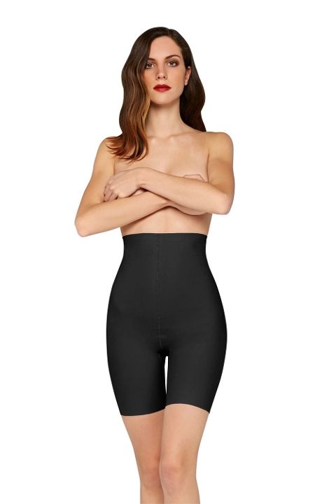 Kademeli Kompresyonlu Dikişsiz Korse Doreanse 5900 - Siyah