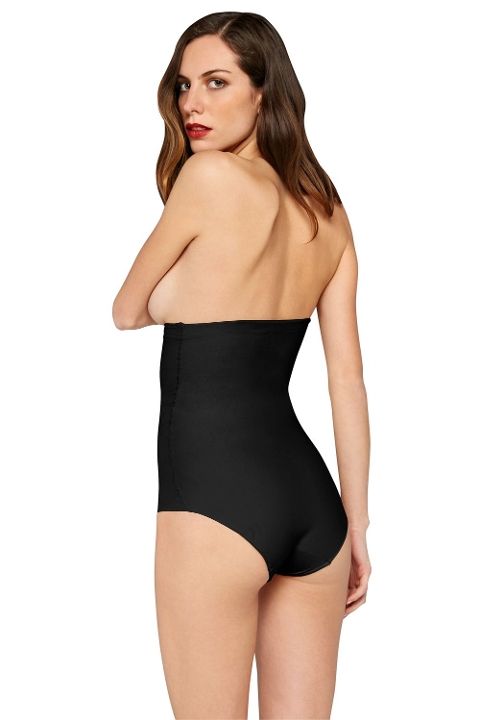 Kademeli Kompresyonlu Dikişsiz Korse Doreanse 5905 - Siyah