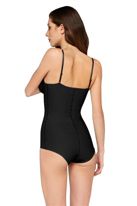 Kademeli Kompresyonlu Dikişsiz Korse Doreanse 5910 - Siyah