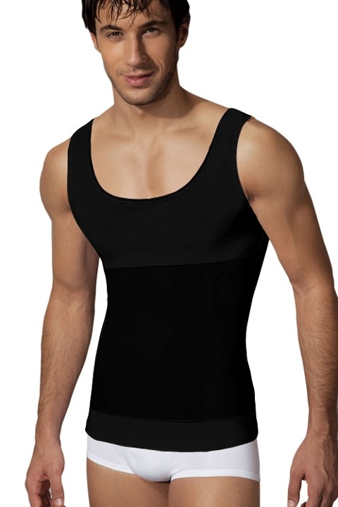 Pamuklu Elastan Korse Atlet Doreanse 5950 - Siyah