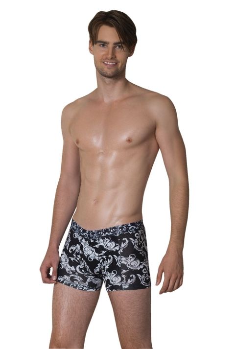 Yumuşak Modal Düz Dikişli Erkek Boxer Doreanse 1888 - Baskılı