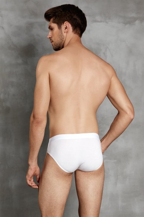 Pamuklu Elastan Erkek Slip Doreanse 1015 - Beyaz