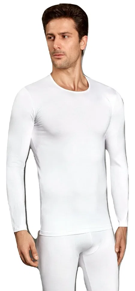 Fırçalı İç Yüzeyli Uzun Kollu T-Shirt Doreanse 2990 - Siyah
