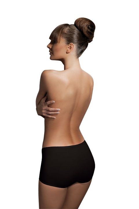 Pamuklu Modal Uzun Paça Kadın Boxer Doreanse 7160 - Siyah