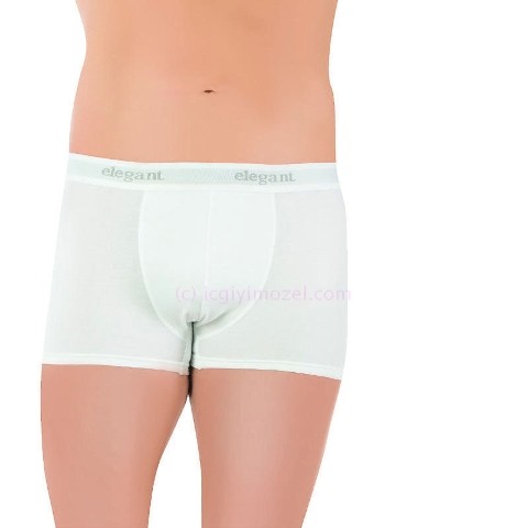 Bambu Dikişli Erkek Boxer Öztaş 1982 - Beyaz