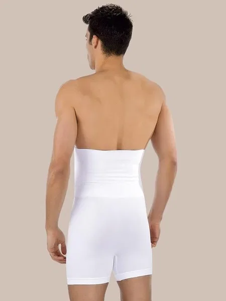 Pamuklu Esnek Boxer Korse Emay 1005 - Beyaz