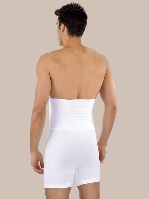 Pamuklu Esnek Boxer Korse Emay 1005 - Beyaz