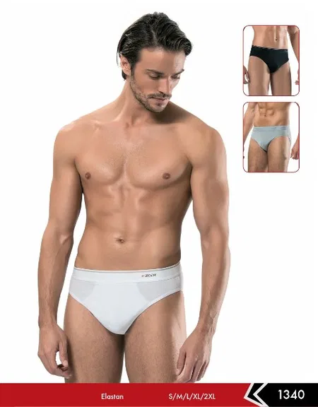 Erdem Pamuklu Yüksek Bel Erkek Slip 3'lü Set Erdem 1340 - Görsel 4