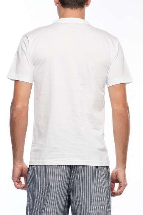 Pamuklu Kısa Kollu V Yaka Erkek Atlet NBB 707 - 2