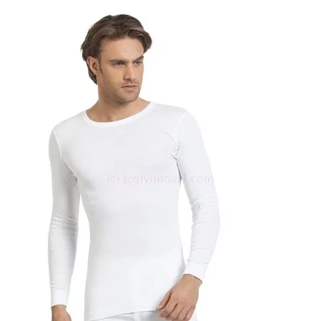 Öztaş Ribana Dokusuyla Termal Uzun Kollu T-Shirt Öztaş 1020