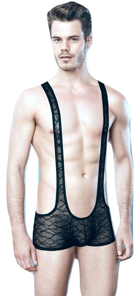 Nefes Alabilir Polyamid Erkek BodySuit Doreanse 3011 - Siyah