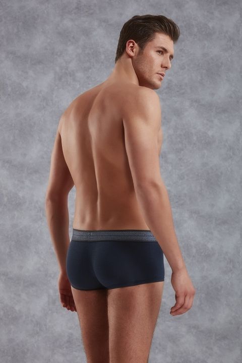 Modal Pamuklu Esnek Bel Boxer Doreanse 1774 - Lacivert