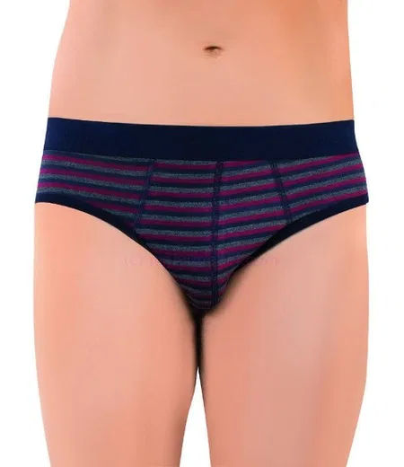 Çizgili Pamuklu Slip 3'lü Paket Öztaş 1744 - Renkli