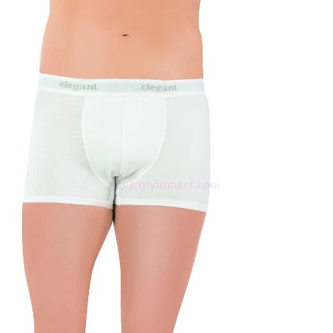 Modal Pamuklu Esnek Bel Boxer Öztaş 1952 - Beyaz