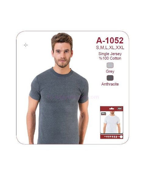 Pamuklu Ribana O Yaka Erkek Atlet Öztaş 1052 - 2