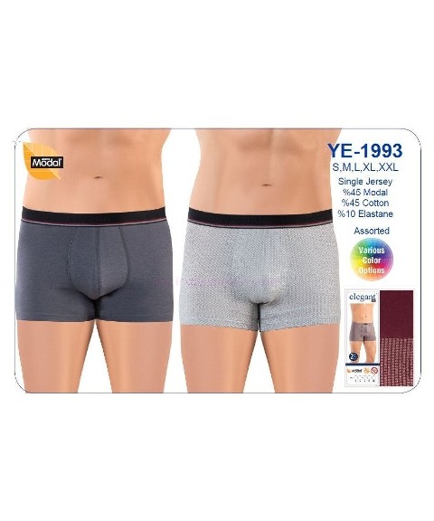 Öztaş Modal Dıştan Lastik Erkek Boxer Öztaş 1993 - Görsel 3