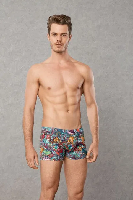 Modal Pamuk Esnek Bel Lastikli Boxer Doreanse 1807