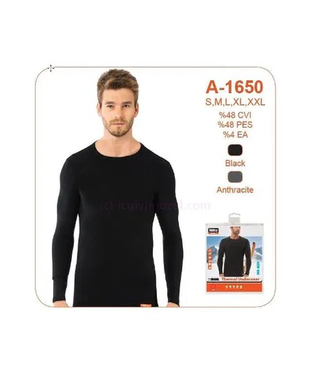 Yarım Kol Termal Fanila Fırçalı İç Yüzey Öztaş 1650 - 2