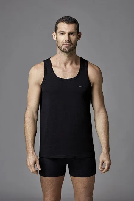 Pamuklu Uzun Kesim Atlet 2 Li Dagi 1010 - 2