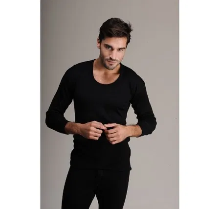 Termal Fırçalı İç Yüzey Uzun Kollu Fanila Has Yün 12