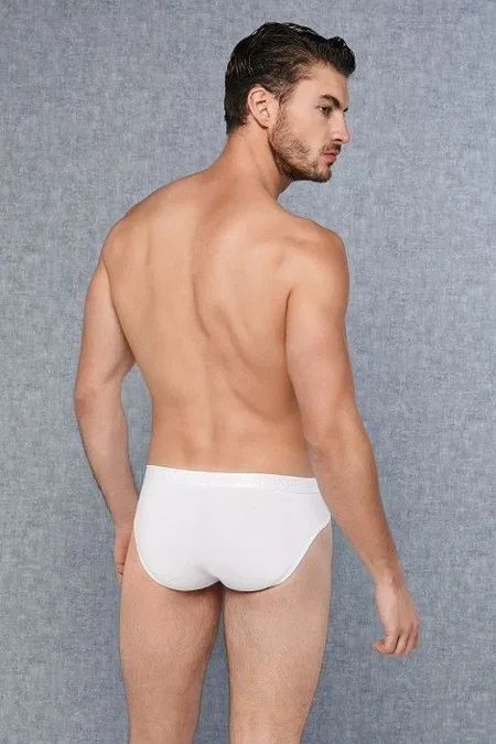 Modal Pamuk Elastan Erkek Slip Doreanse 1207 - Beyaz