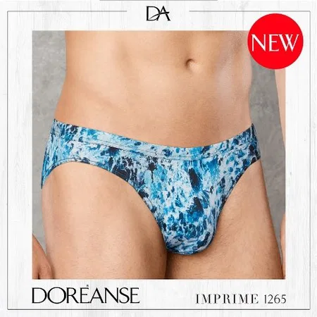 Modal Pamuklu Rahat Kesim Erkek Slip Doreanse 1265 - Ocean Waves