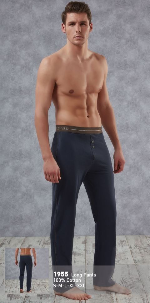 Termal Pamuklu Uzun Pantolon Doreanse 1955 - Lacivert