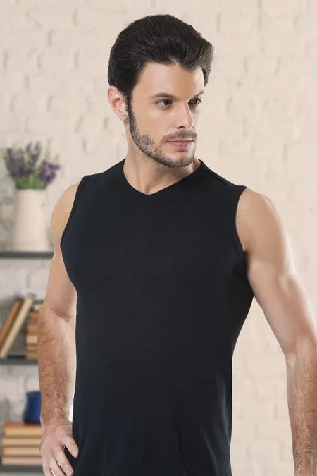 Ribana Yapı V Yaka Erkek Atlet HMD 514