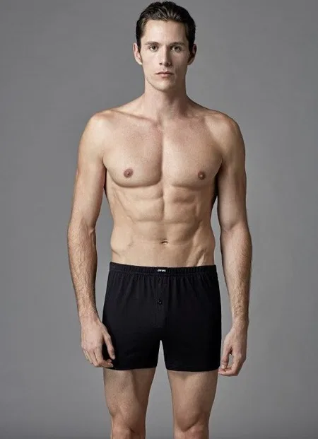 Pamuklu Esnek Bel Boxer Eros 038 - Siyah