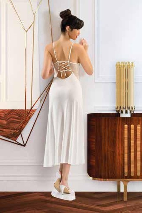 Pembe ve Siyah-Gri Renk Seçenekleri ile Fantazi Gecelik Sabahlık Takım XSES 1453 - Pudra