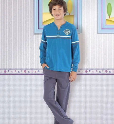 HMD Pamuklu Elastan Kapri Pijama Takımı HMD 5300