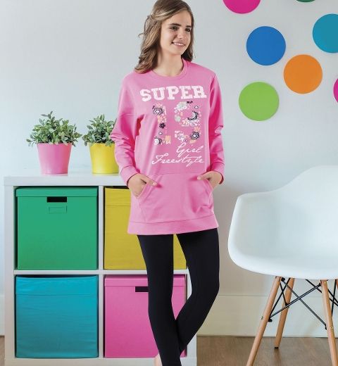 HMD Pamuklu Elastan Kapri Pijama Takımı HMD 8020