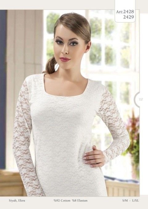 Pamuklu Nefes Alan Dantel Atlet HMD 2428