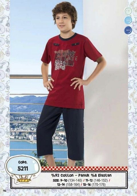 HMD Anti-alerjik Kapri Pijama Takımı HMD 5211