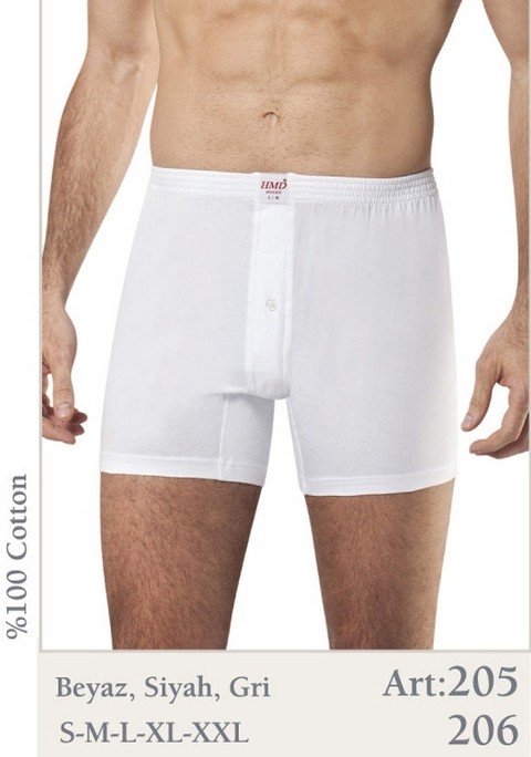 Pamuklu Esnek Bel Boxer HMD 205 - 2
