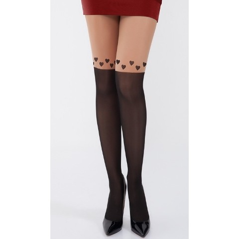 Düşük Denye Polyamid Elastan Külotlu Çorap Daymod 1122158 - Naturel