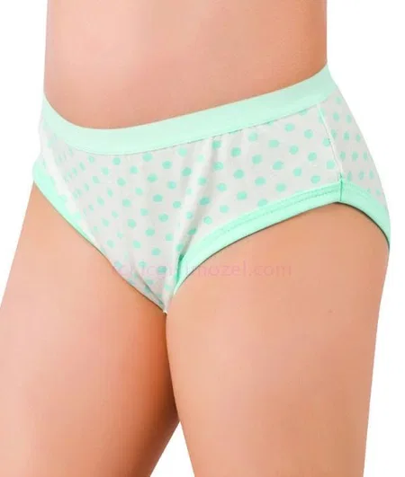 Pamuklu Baskılı Slip Külot 6'lı Paket Öztaş 4727 - Renkli