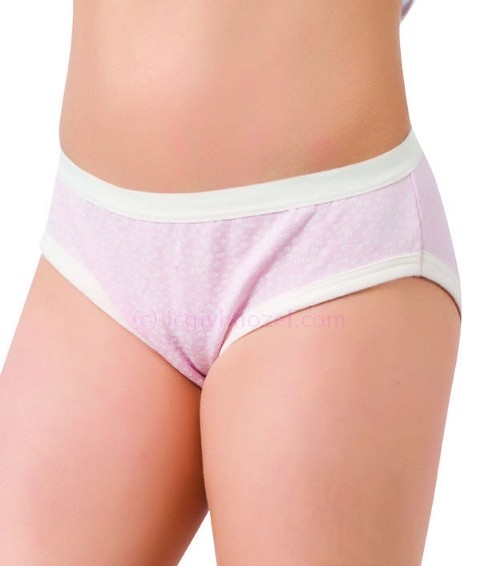 Pamuklu Baskılı Slip Külot 6'lı Paket Öztaş 4727 - Renkli