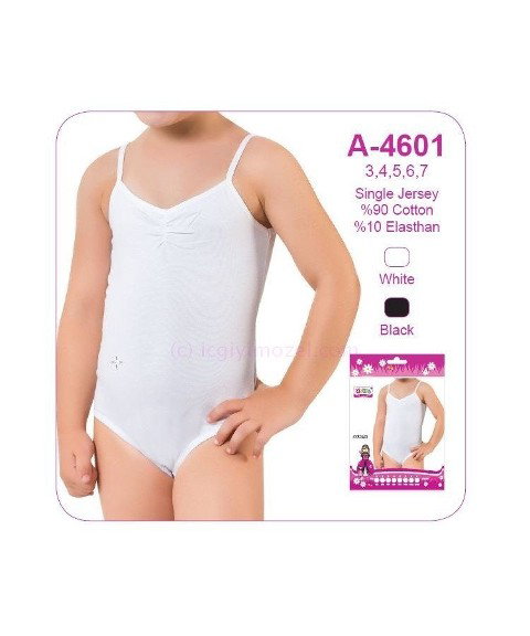 Pamuklu Geniş Askılı Body Kız Çocuk Öztaş 4601 - 2