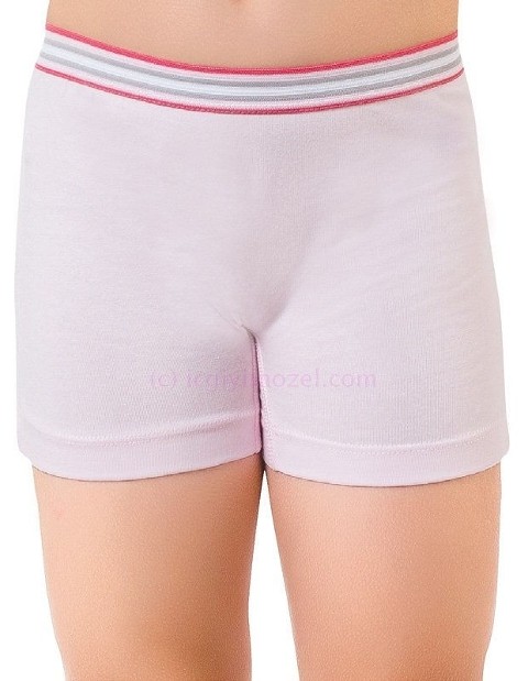 Pamuklu Esnek Lastik Kız Çocuk Şort  Öztaş 4720 - 2