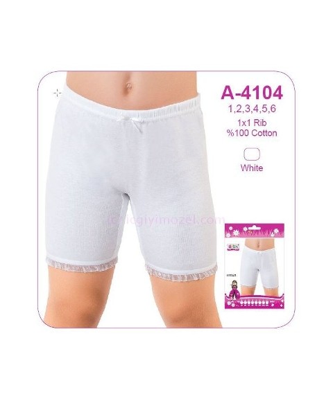 Öztaş Pamuklu Geniş Askılı Kız Çocuk Atlet Öztaş 4104 - Görsel 2